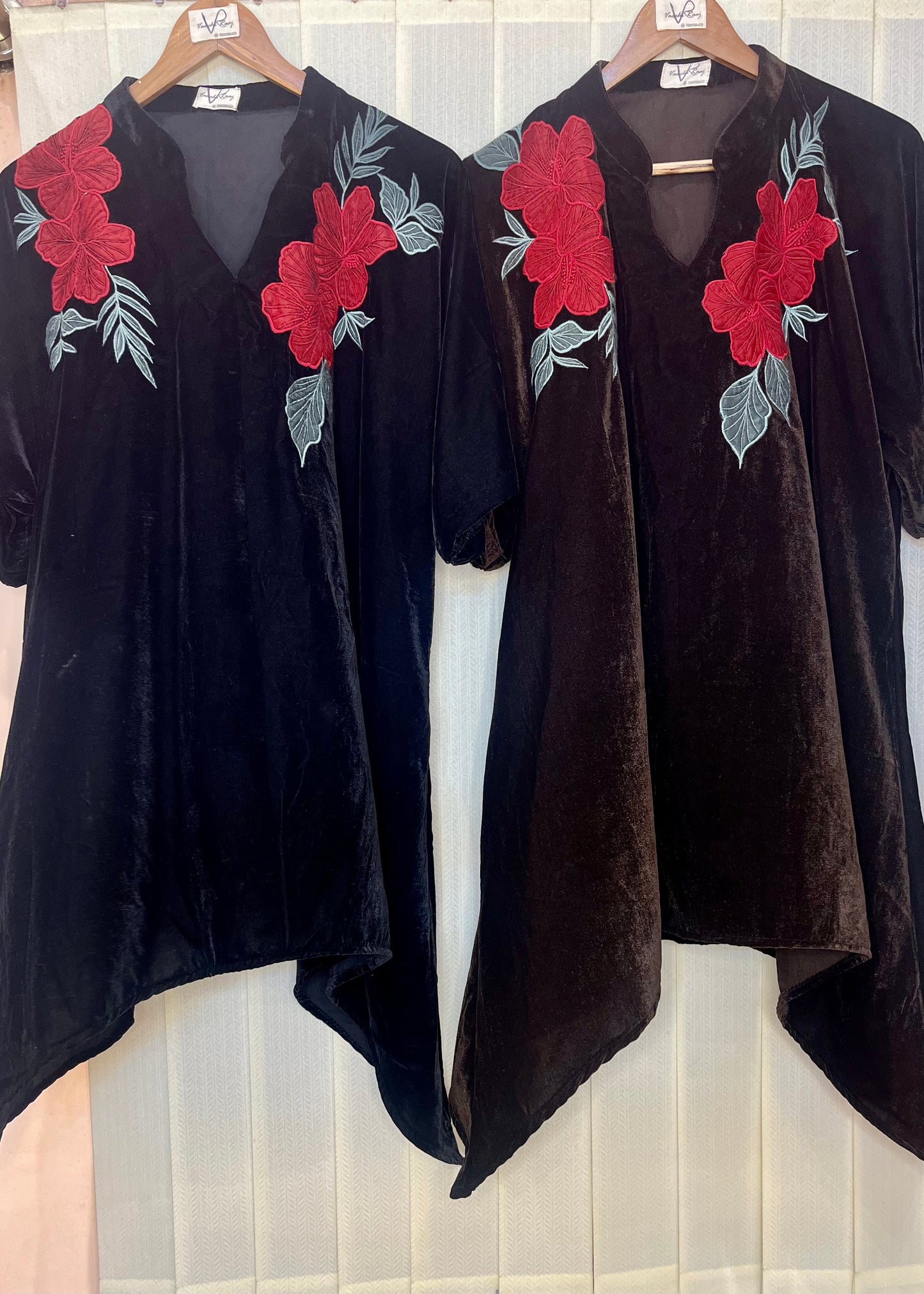 Hibiscus Velvet Top