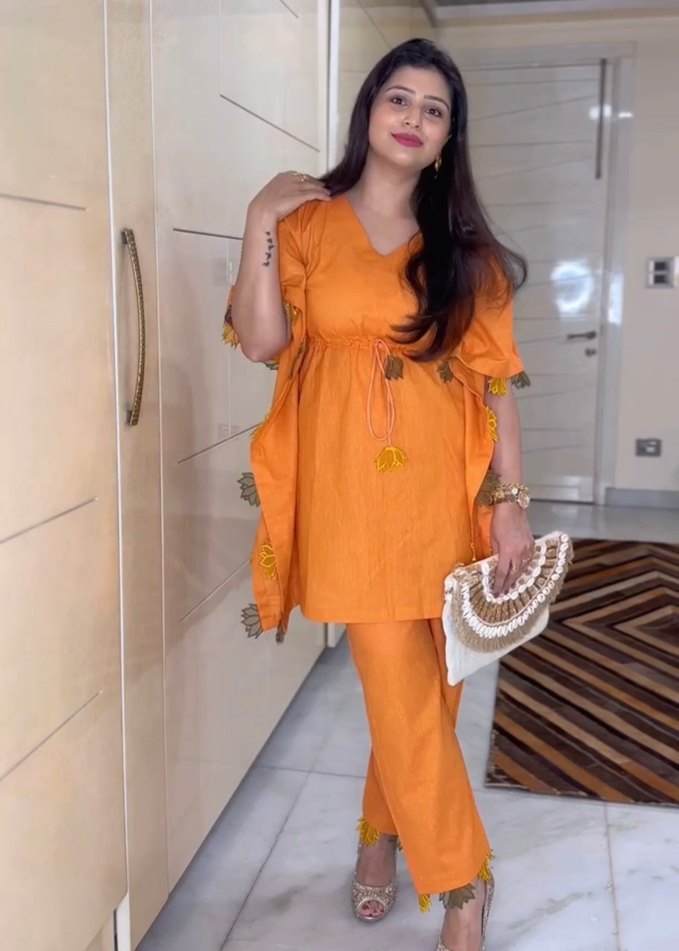 कमल kaftan co-ord set