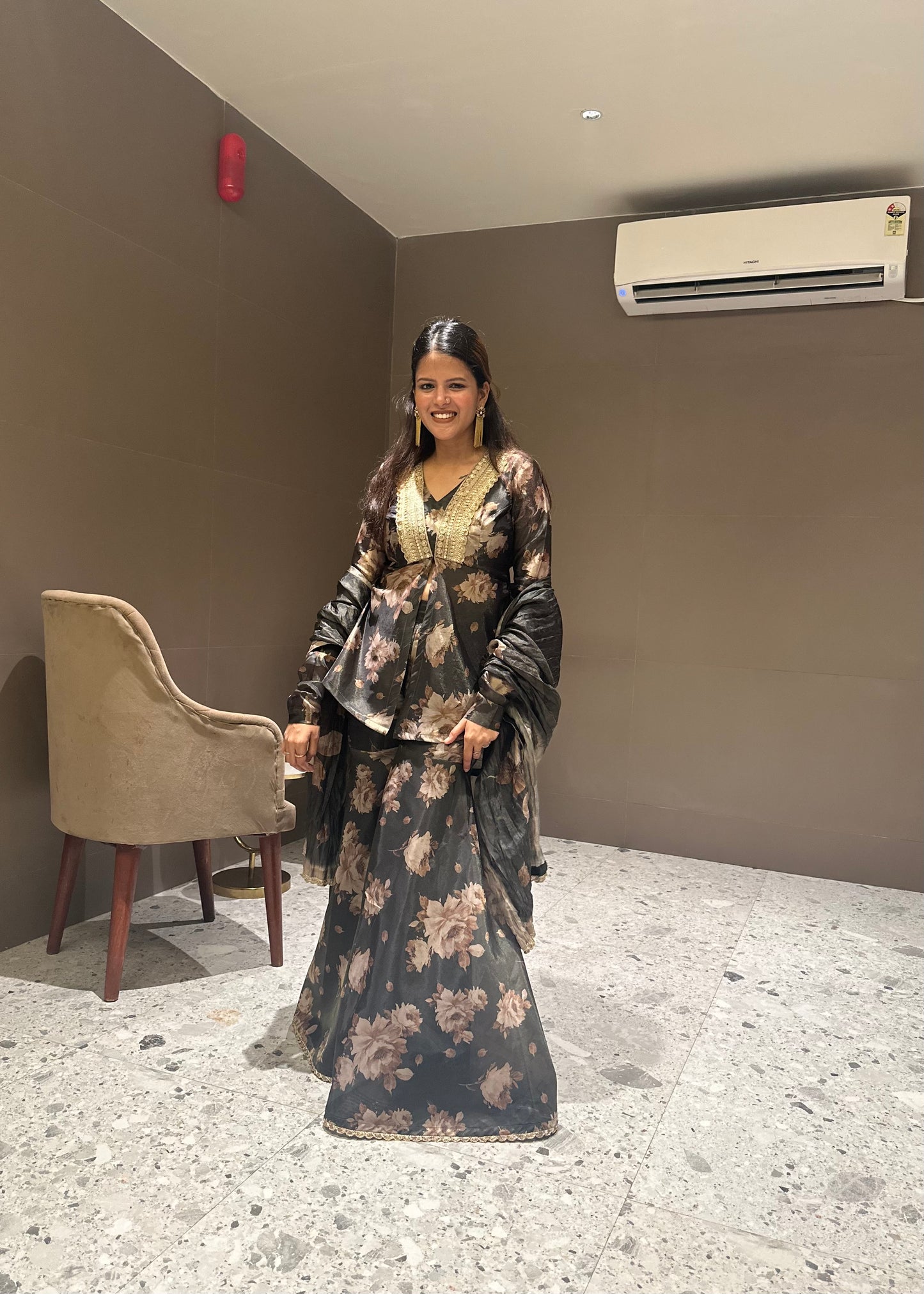 Hara Gulab Sharara Set