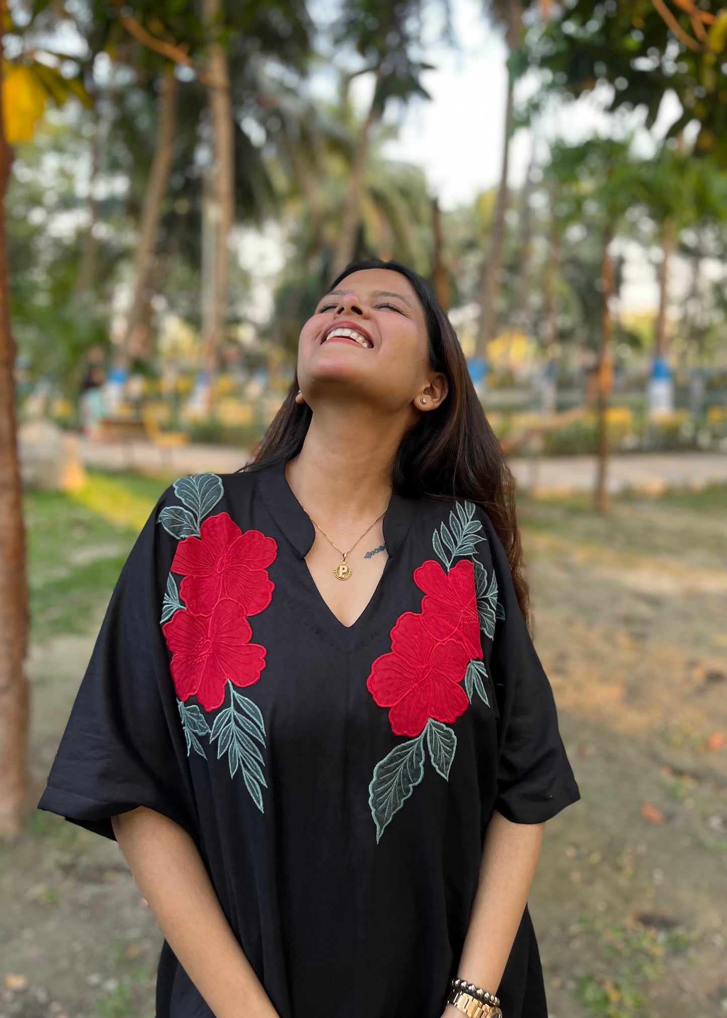 Hibiscus Applique Top