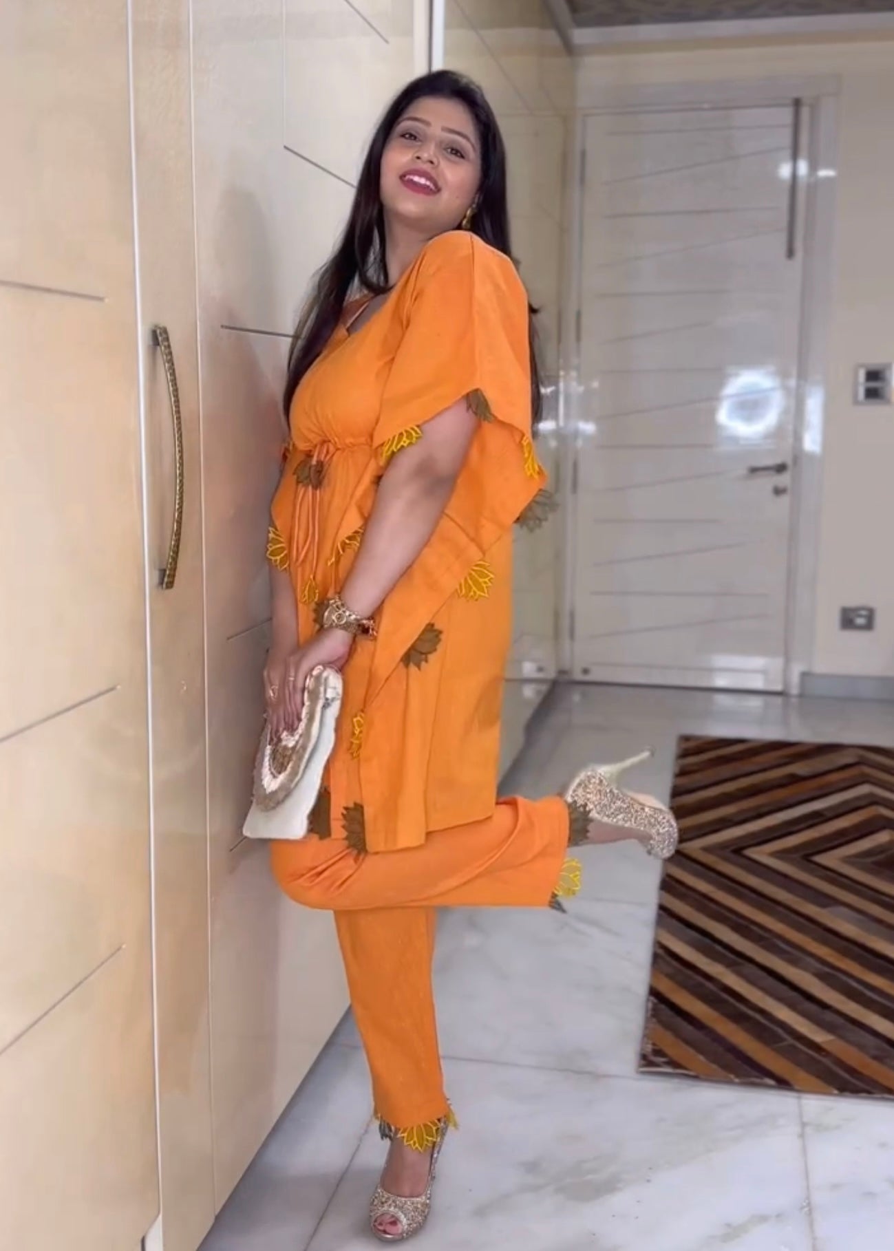 कमल kaftan co-ord set