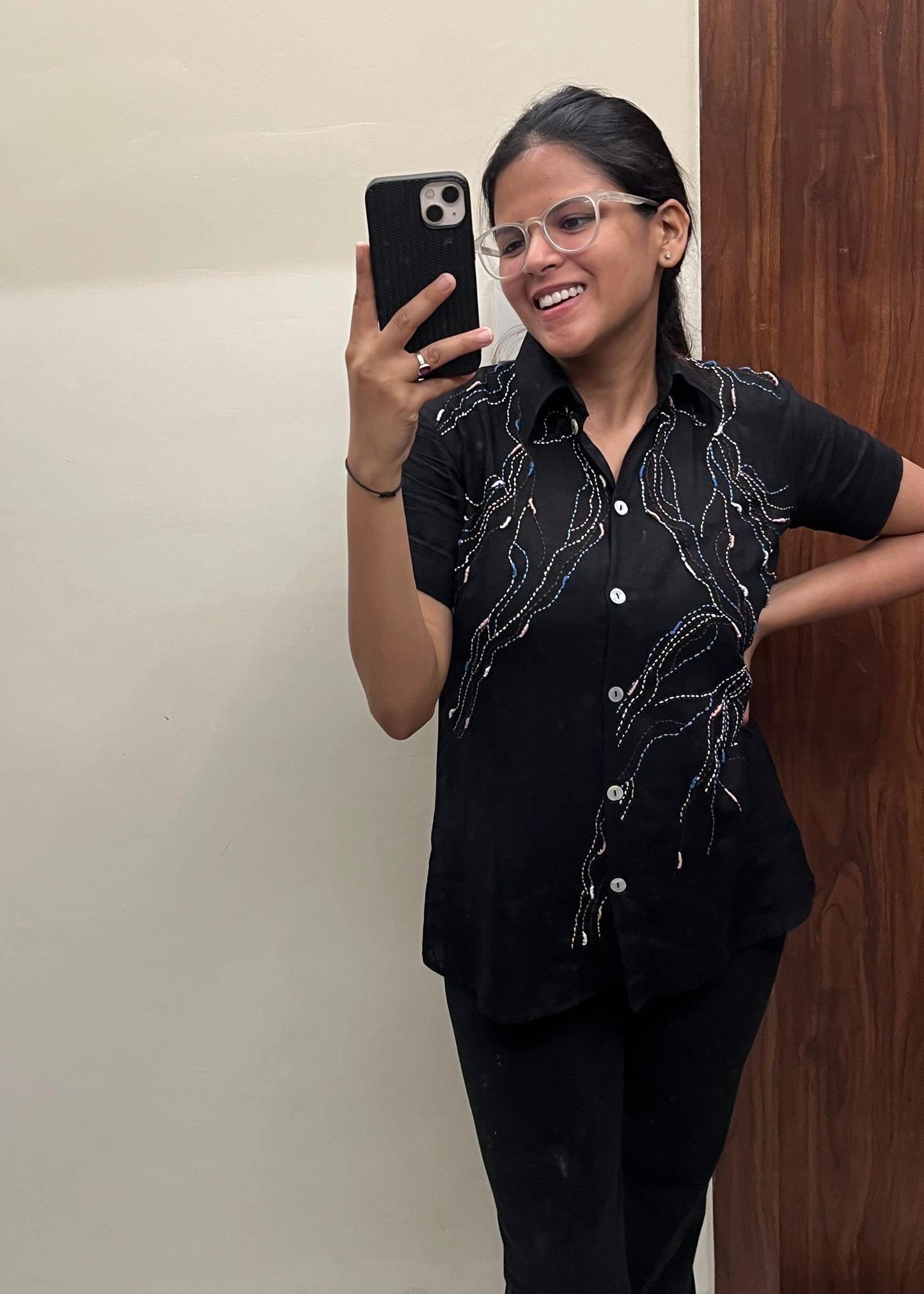 Waves Linen Shirt/Co-ord Set