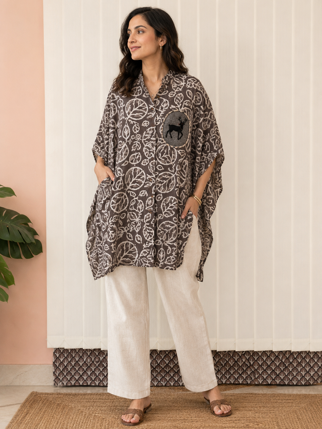 Deer Handblock Shirt