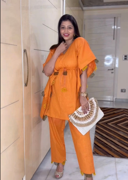 कमल kaftan co-ord set